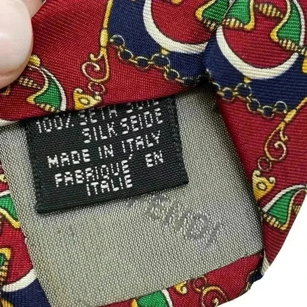 Fendi silk tie made in Italy